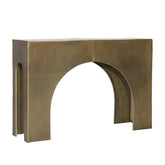 Morris Antique Brass Console Table